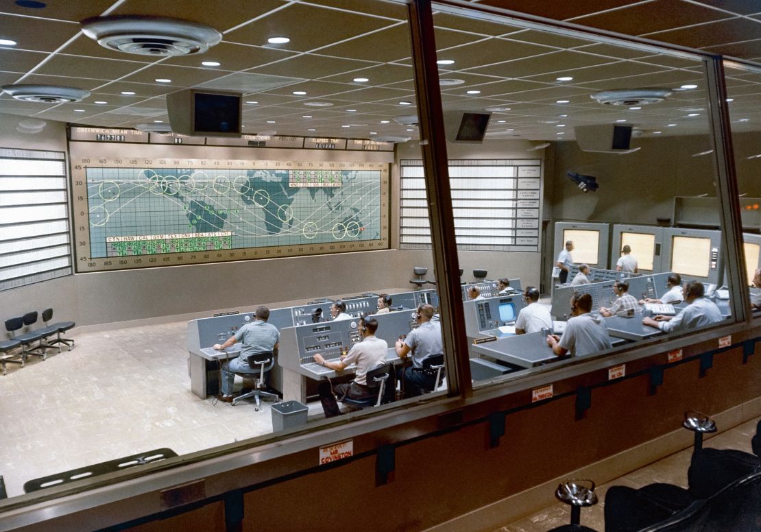 The Mercury Control Center  at Cape Canaveral, from which seven human spaceflights were supervised between May 1961 and March 1965.