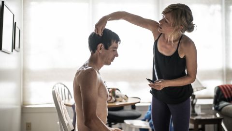 Honnold and his girlfriend Sanni McCandless before attempting his free solo of El Cap.