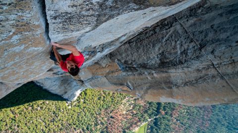 Honnold was able to enjoy the final stretch of the climb. 