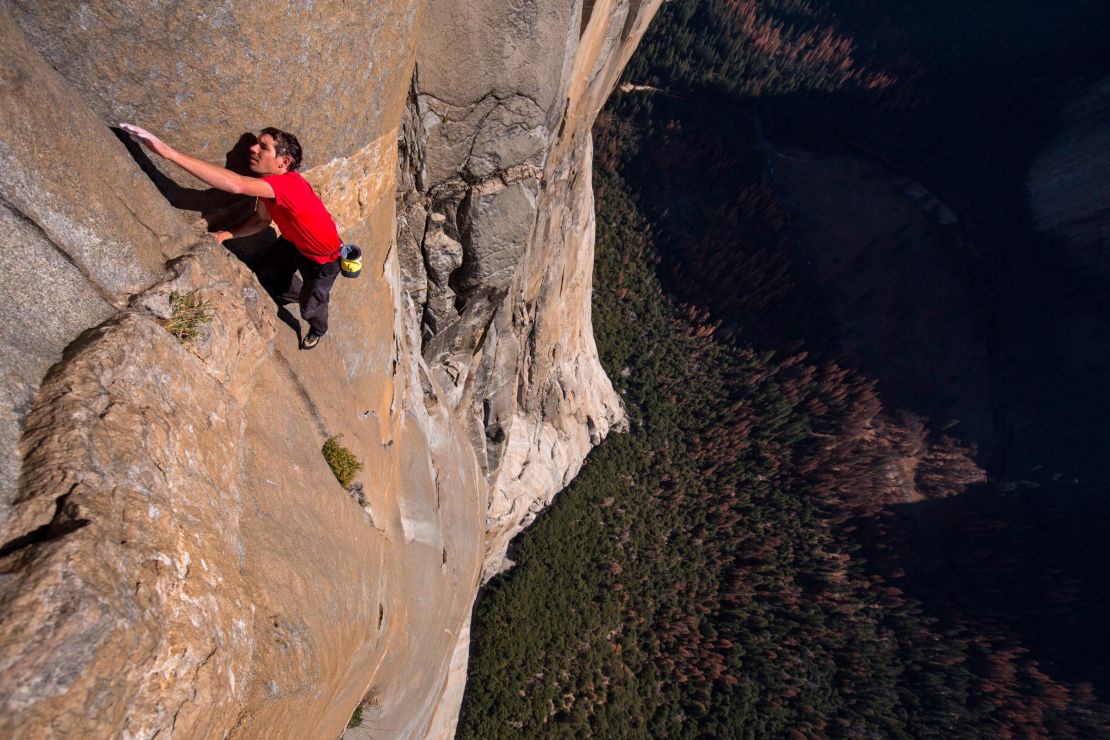 Alex Honnold climbed El Capitan in Yosemite National Park -- without ropes.