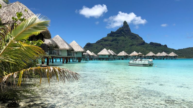 <strong>Bora Bora, French Polynesia: </strong>Overwater bungalows are ubiquitous in Bora Bora, an acclaimed honeymoon destination.