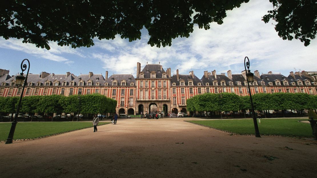 Place des Vosges is a peaceful spot for a leisurely stroll.