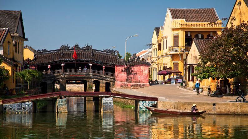 <strong>Hoi An, Vietnam: </strong>The city's picturesque pedestrian bridges make exploring on foot easy.