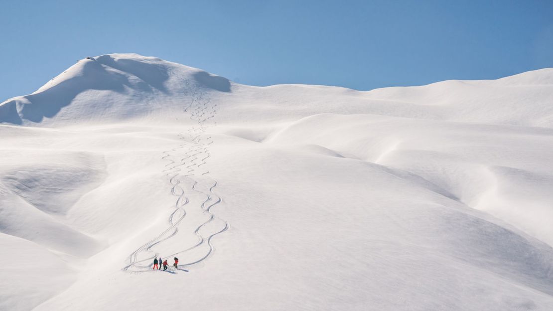 Southern Lakes Heli-Ski in New Zealand offers access to 3,200 square miles of skiing across 17 different mountain ranges, including the Clark Glacier.