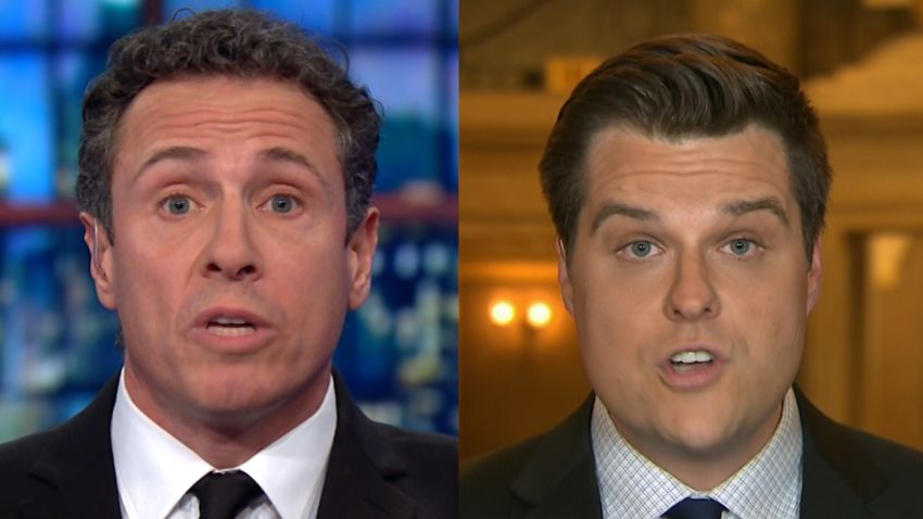 Cuomo Gaetz split