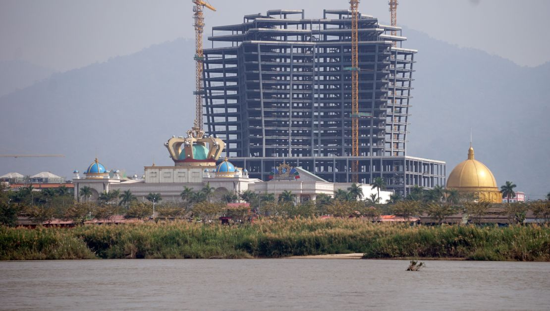 This photograph from February 2018 shows a massive construction project behind the Kings Romans casino, shorty after the company was sanctioned by the US Treasury Department. Construction on the building has advanced in the months since this photograph was taken.