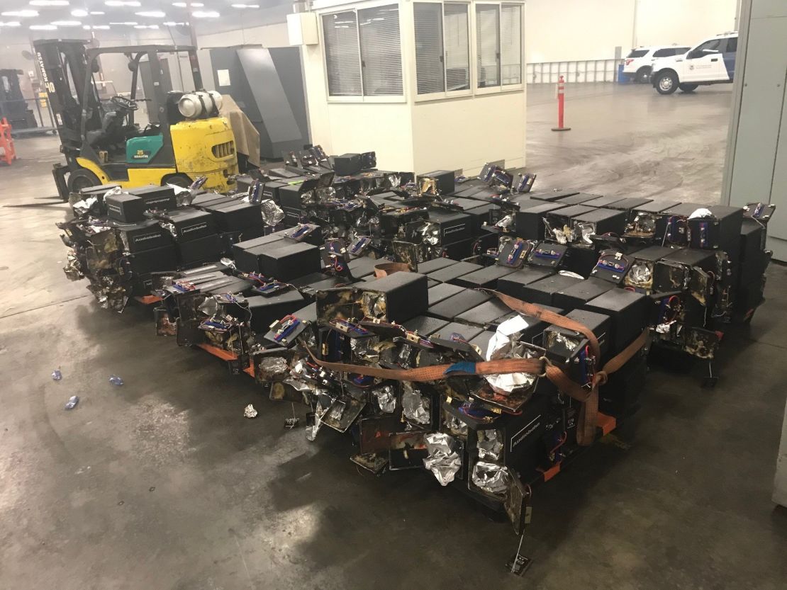 The drugs were to be shipped to Australia hidden inside electronics equipment.