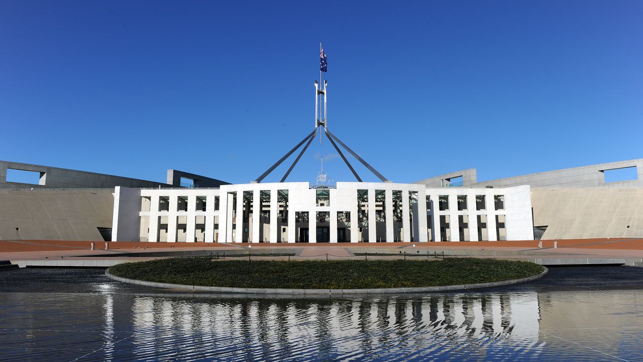 Australia's Parliament House in Canberra on September 7, 2010. 