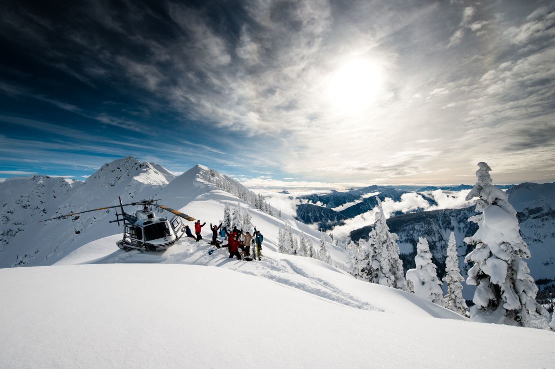 Bighorn Lodge is not only gorgeous, but it also comes with its own helipad.