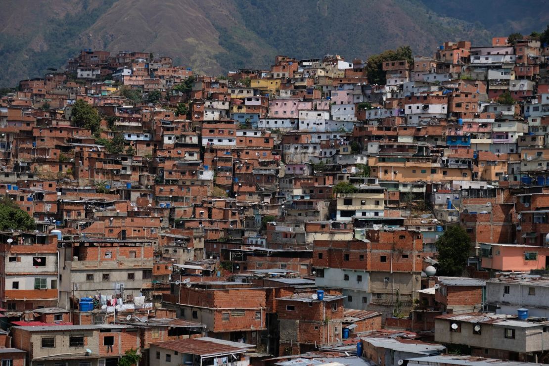 Home to more than 700,000 people, the Petare barrio is the largest slum in South America.