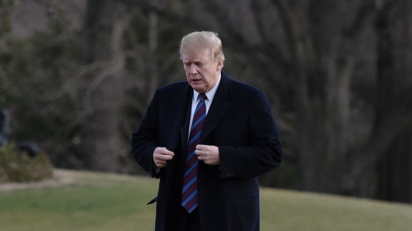 WASHINGTON, DC - FEBRUARY 08: U.S. President Donald Trump returns to the White House after receiving his annual physical exam at Walter Reed National Military Medical Center on February 8, 2019 in Washington, DC. (Photo by Olivier Douliery-Pool/Getty Images)
