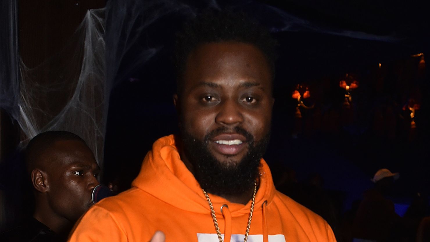 Cadet attends a Krept And Konan gig after-party on October 25, 2018 in London.
