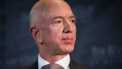 Jeff Bezos, Amazon founder and CEO, speaks at The Economic Club of Washington's Milestone Celebration in Washington, Thursday, Sept. 13, 2018.