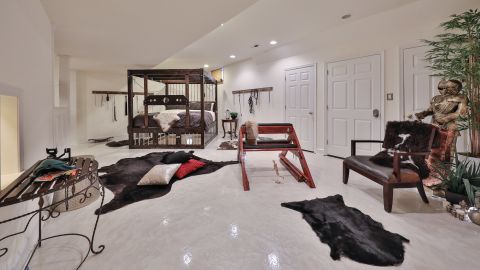 It also features a basement that might appeal to fans of a certain trilogy of books and movies.
