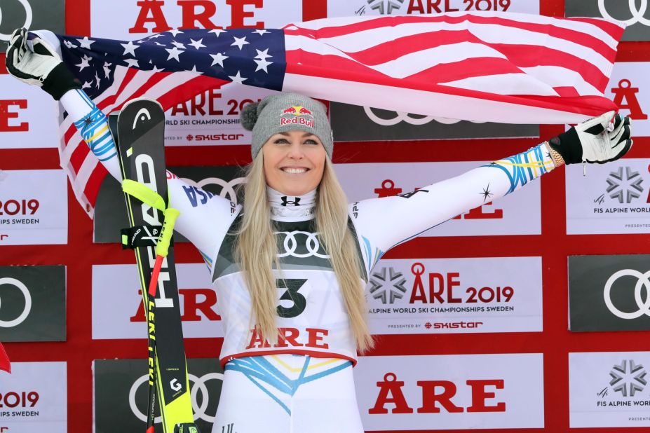The world's greatest female ski racer Lindsey Vonn has officially retired from the sport after her final race at the World Championships in Are. Here's a look back at her glittering career. 