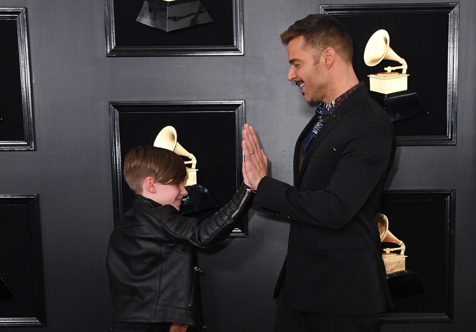 Ricky Martin and his son Matteo