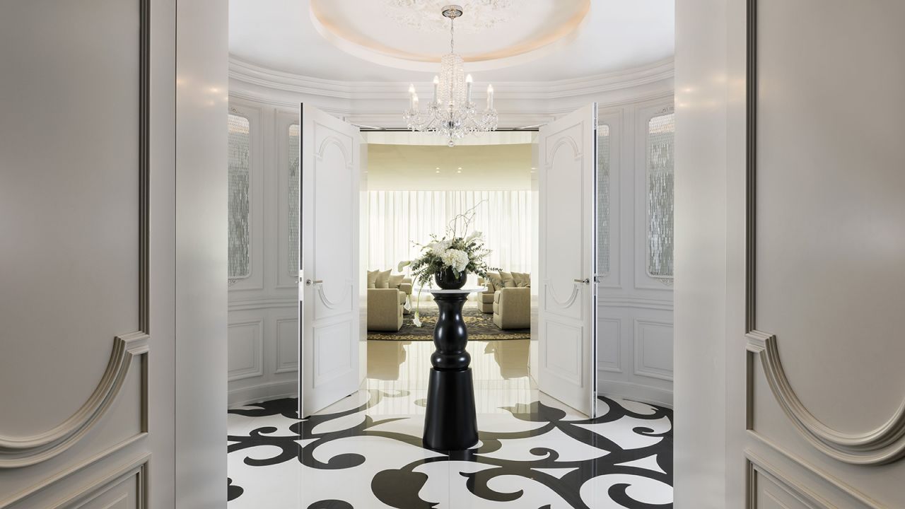 Dutch designer Marcel Wanders is behind Mondrian Doha's look.