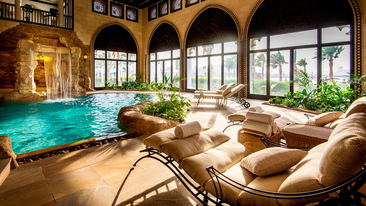 <strong>Royal Villa at the Sharq Village & Spa:</strong> Really, are you even on vacation if you don't have your own private waterfall pool? Doha is home to some spectacular accommodations, including Sharq Village & Spa's Royal Villa. 