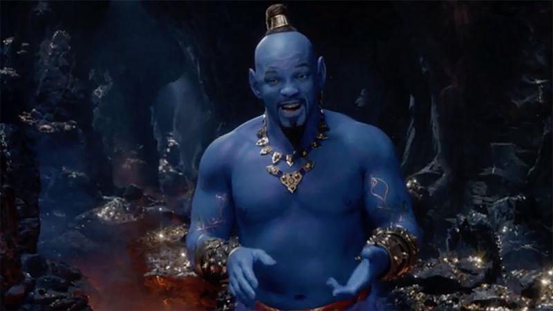 Disney aladdin will store smith genie trailer