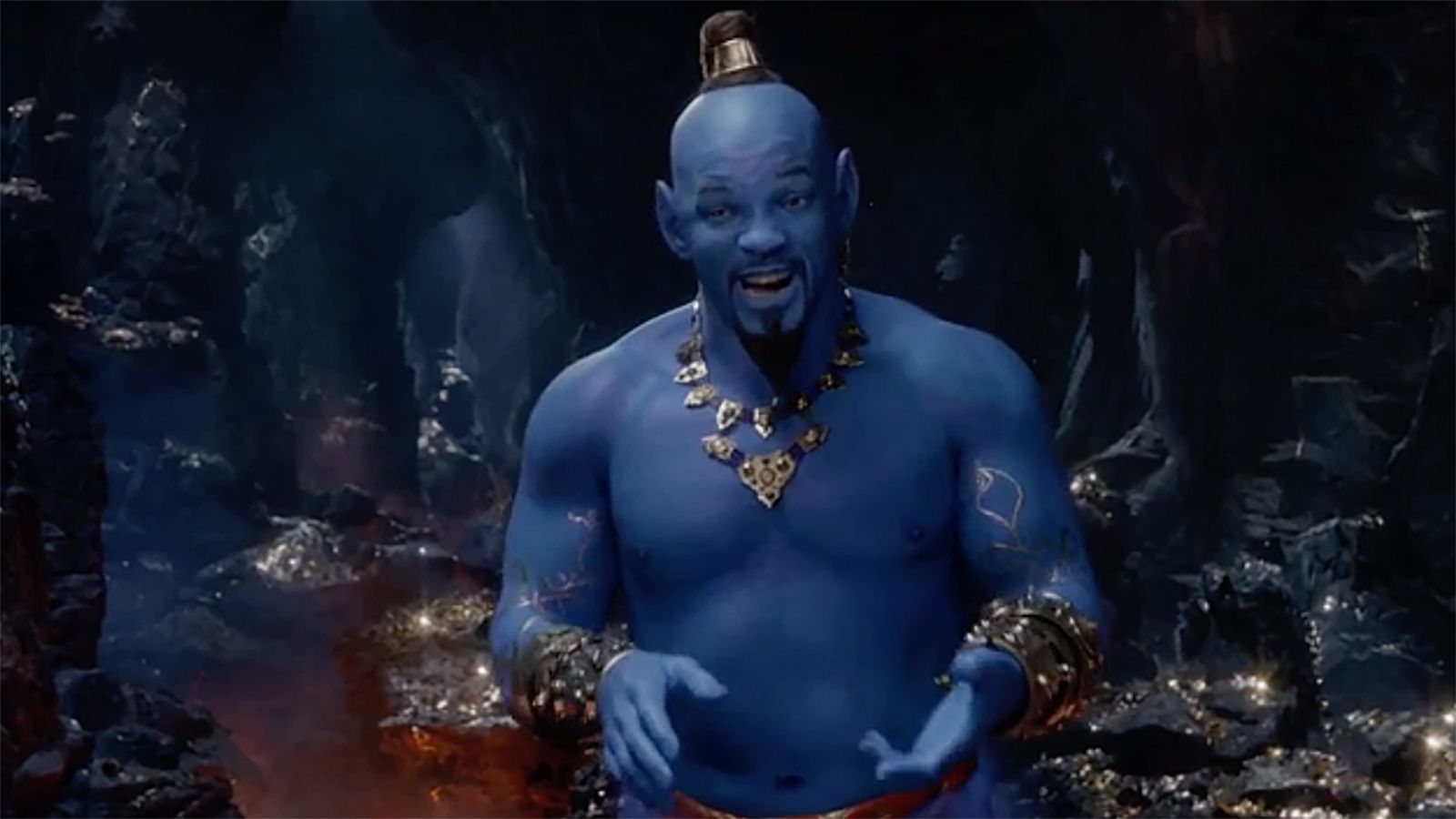 Will Smith as the 'Aladdin' Genie has people talking and they're scared |  CNN