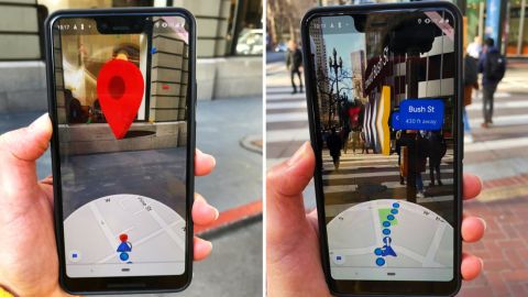 Google is testing new AR features for its Maps app.