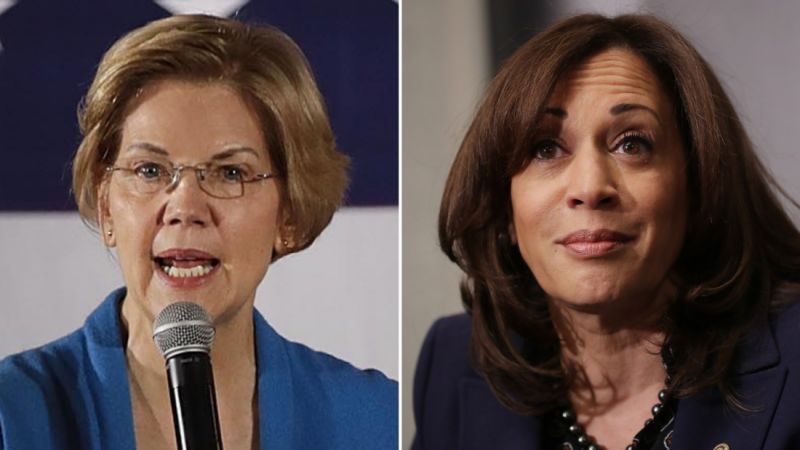 Cnn Democratic Candidate Poll Harris And Warren Rise And Biden Slides After First Democratic 3341