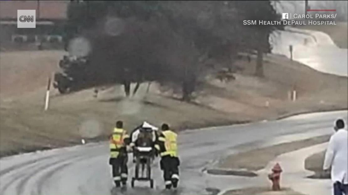 firefighter paramedics push patient to hospital newsource orig_00011126