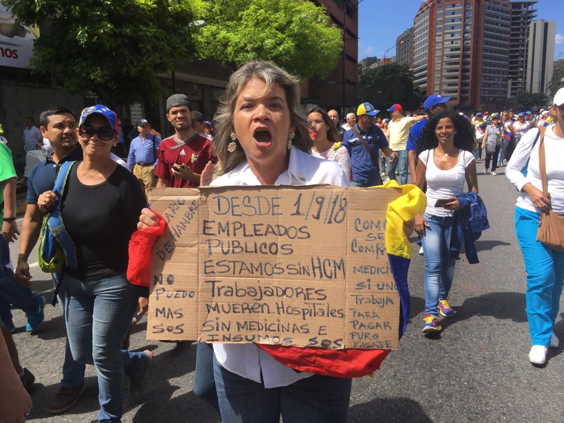 Protesters flood Venezuela’s streets to call for change | CNN