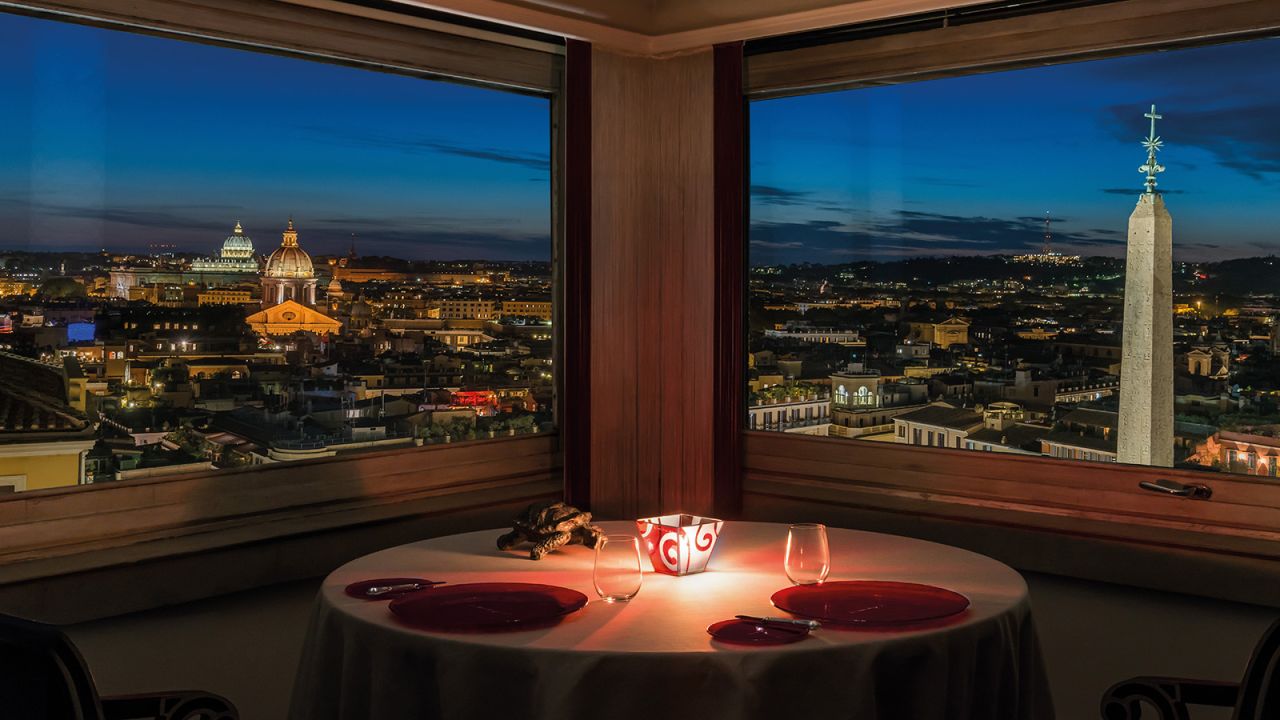 <strong>Imàgo:</strong> Of course, dining is a key draw and its Michelin-starred restaurant Imàgo has views of the Eternal City to make even the most jaded traveler stop in their tracks. 