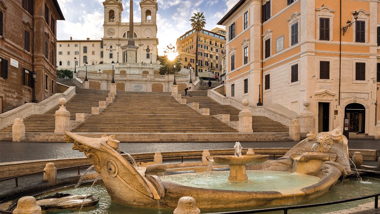 <strong>The Hassler, Rome: </strong>Audrey Hepburn and Grace Kelly knew a thing or two about romance, which explains why both chose to stay at The Hassler beside Rome's famed Spanish Steps. 