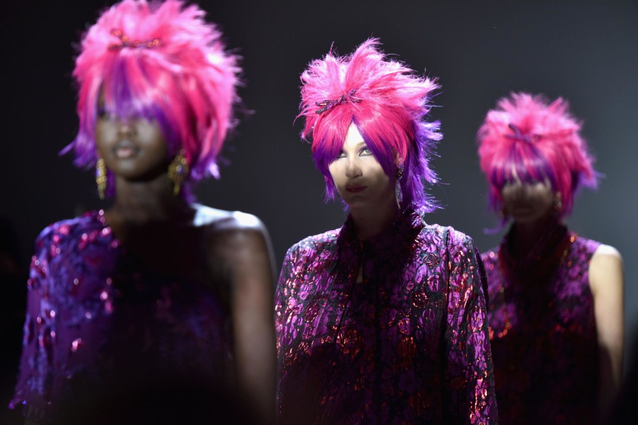 Anna Sui looked to the '60s with her Autumn-Winter 2019 collection, titled "Poptimism."