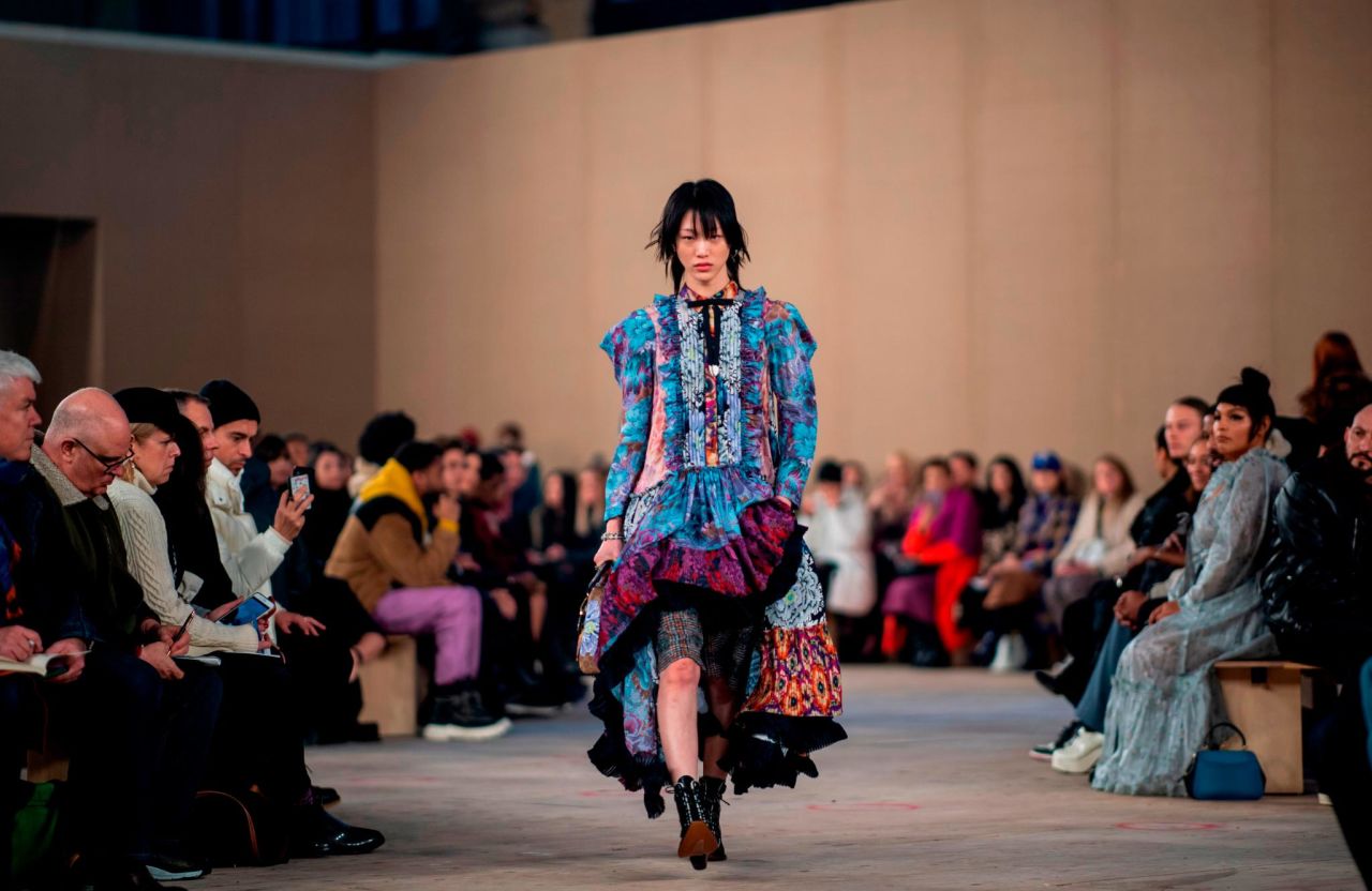 Coach creative director Stuart Vevers' was inspired by Kaffe Fassett, an American artist known for his playful, colorful designs. 