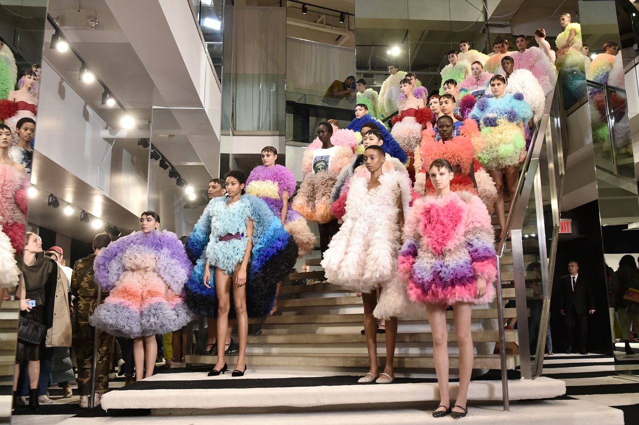 Tomo Koizumi's vibrant debut was one of the most talked-about shows at New York Fashion Week.