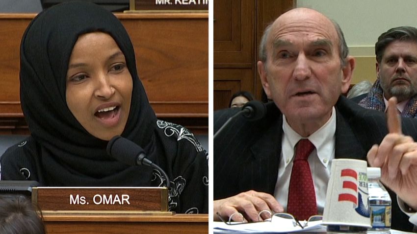 Omar vs Abrams Venezuela hearing split