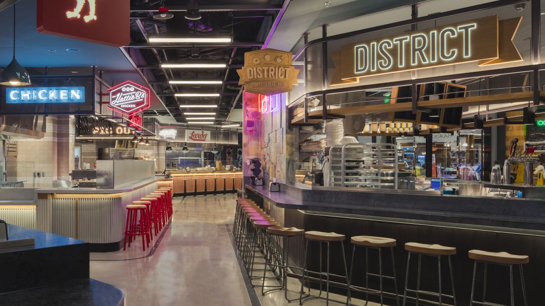 <strong>The Cosmopolitan of Las Vegas: </strong>The hotel features Block 16, an urban food hall with stalls offering cult favorites from around the country. 
