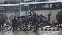 A car bomb in Kashmir killed 37 Indian paramilitaries on February 14.