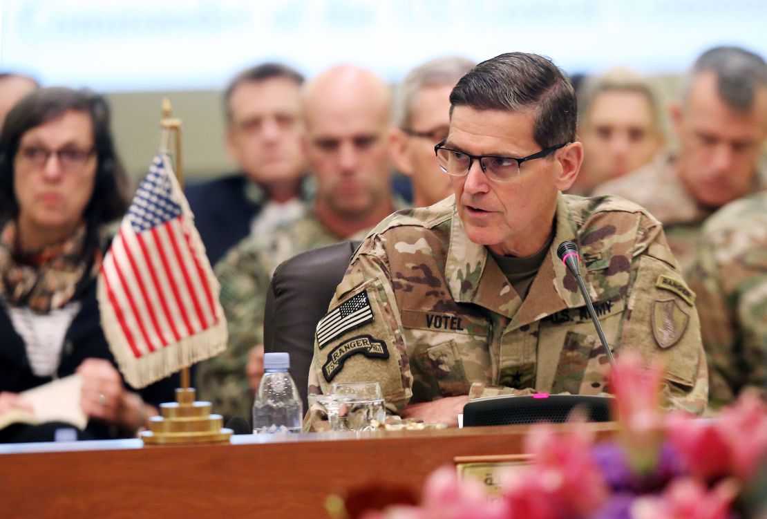 Votel says he would only have declared that ISIS had been defeated if he was sure they no longer pose a threat.