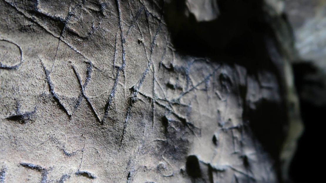 The apotropaic marks include references to the Virgin Mary.