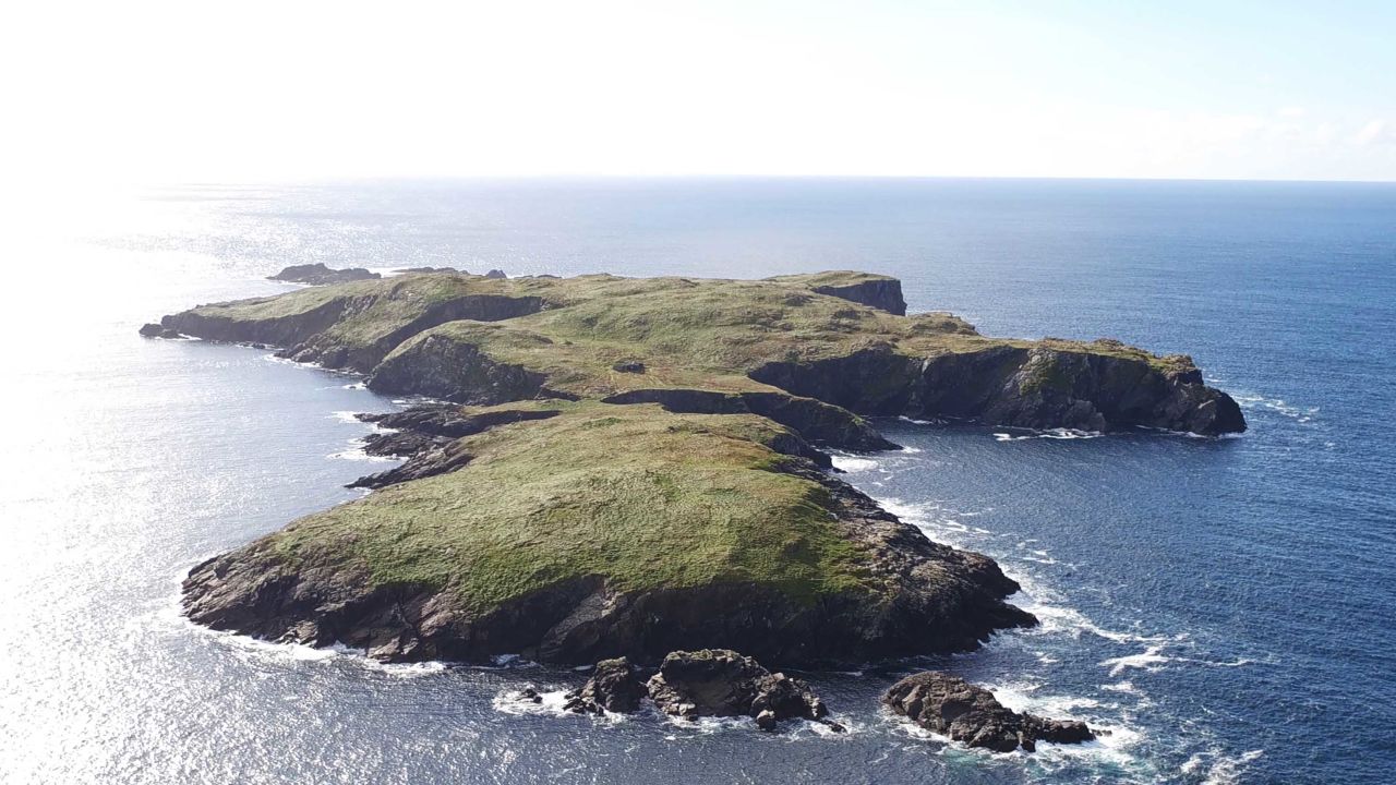 A craggy island off the west coast of Ireland which was home to iron age settlers, medieval monks and a poet in search of inspiration has gone on sale for €1.25m (£1.1m). SOURCE: spencerauctioneers.com