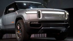The Rivian Automotive Inc. R1T electric pickup truck is displayed during a reveal event at AutoMobility LA ahead of the Los Angeles Auto Show in Los Angeles, California, U.S., on Tuesday, November 27, 2018. 