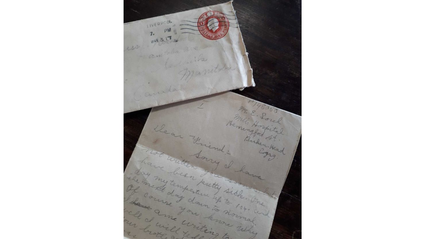 WWI letter