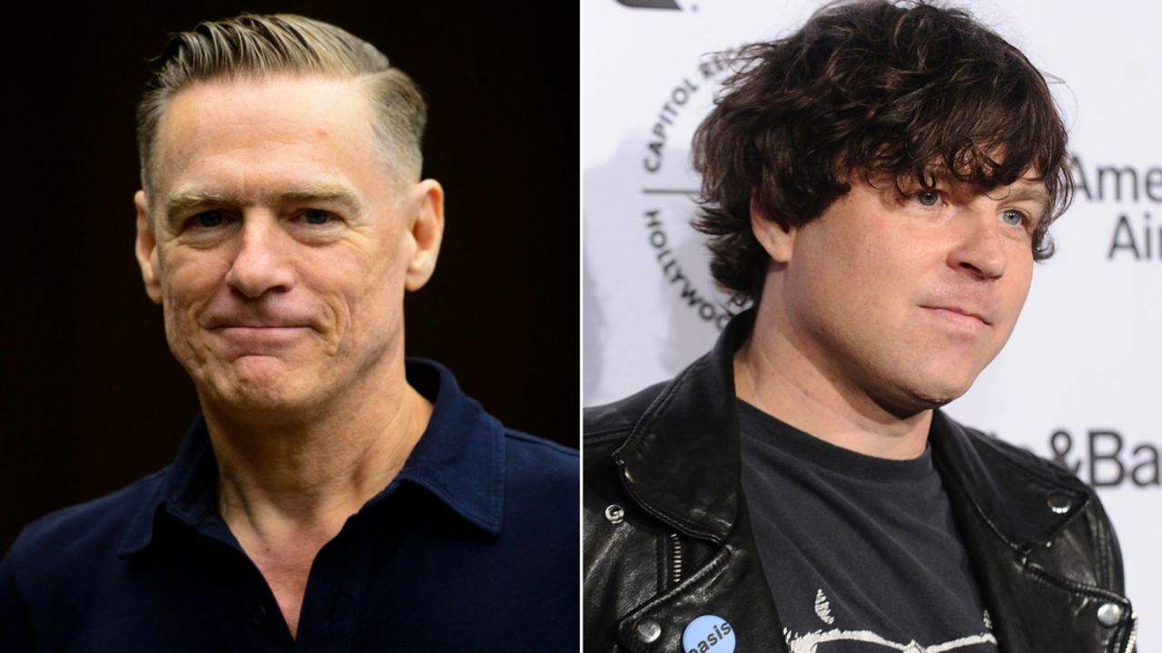 Singer Bryan Adams (left) and Ryan Adams are not the same person. 