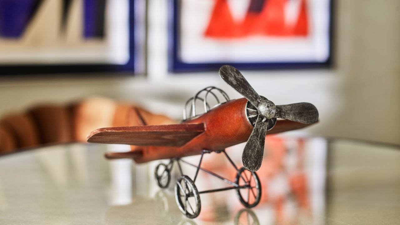 <strong>Aviation magnate:</strong> Just in case you needed reminding -- <strong> </strong>Hughes formed the Hughes Aircraft Company in the 1930s and later acquired TWA (Trans World Airline).