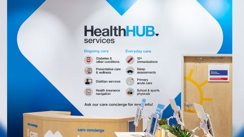 HealthHub stores are much better equipped to deal with patients with chronic conditions, such as diabetes and respiratory illnesses.