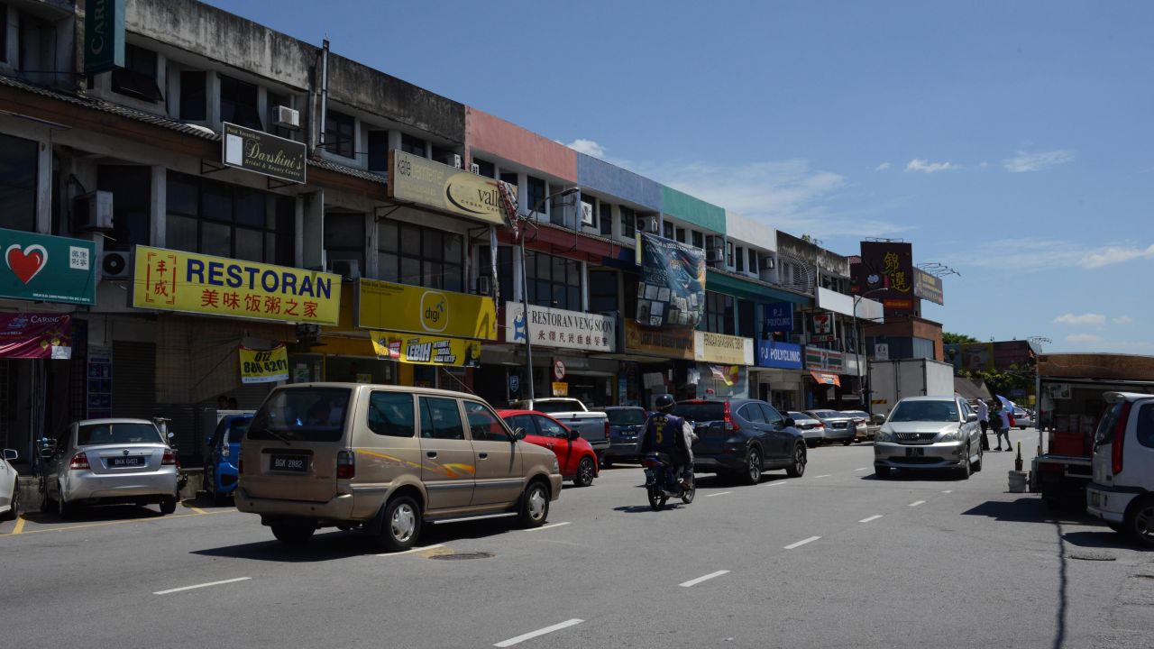 The Petaling Jaya Old Town, an area southwest of Kuala Lumpur, has a large Chinese-Malaysian community.