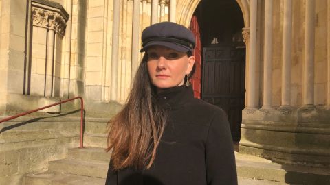 Liene Moreau, from Lithuania, says the abuse began while she was a trainee nun with the St. John community in France.