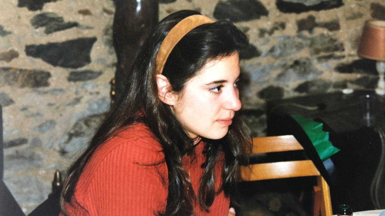 Lucie, pictured in 1994, says she was abused by a priest with the St. John community in Switzerland.