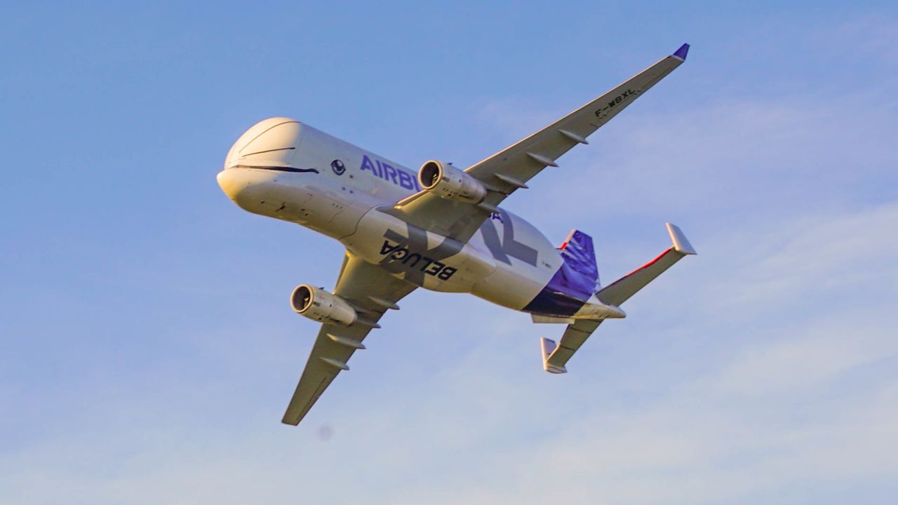 <strong>In flight:</strong> Plane-lovers from across the UK gathered at the airport and nearby viewing points to catch a glimpse of the majestic craft. 