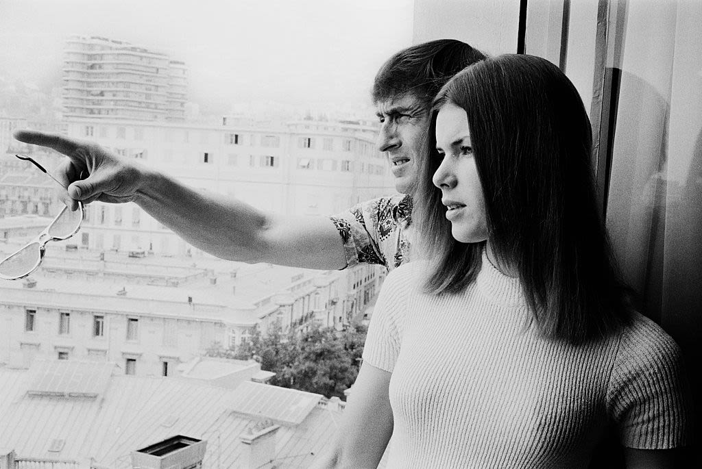 The Stewarts are pictured in Monaco. Sir Jackie believes a totally changed approach to dementia is required for his wife and other sufferers.