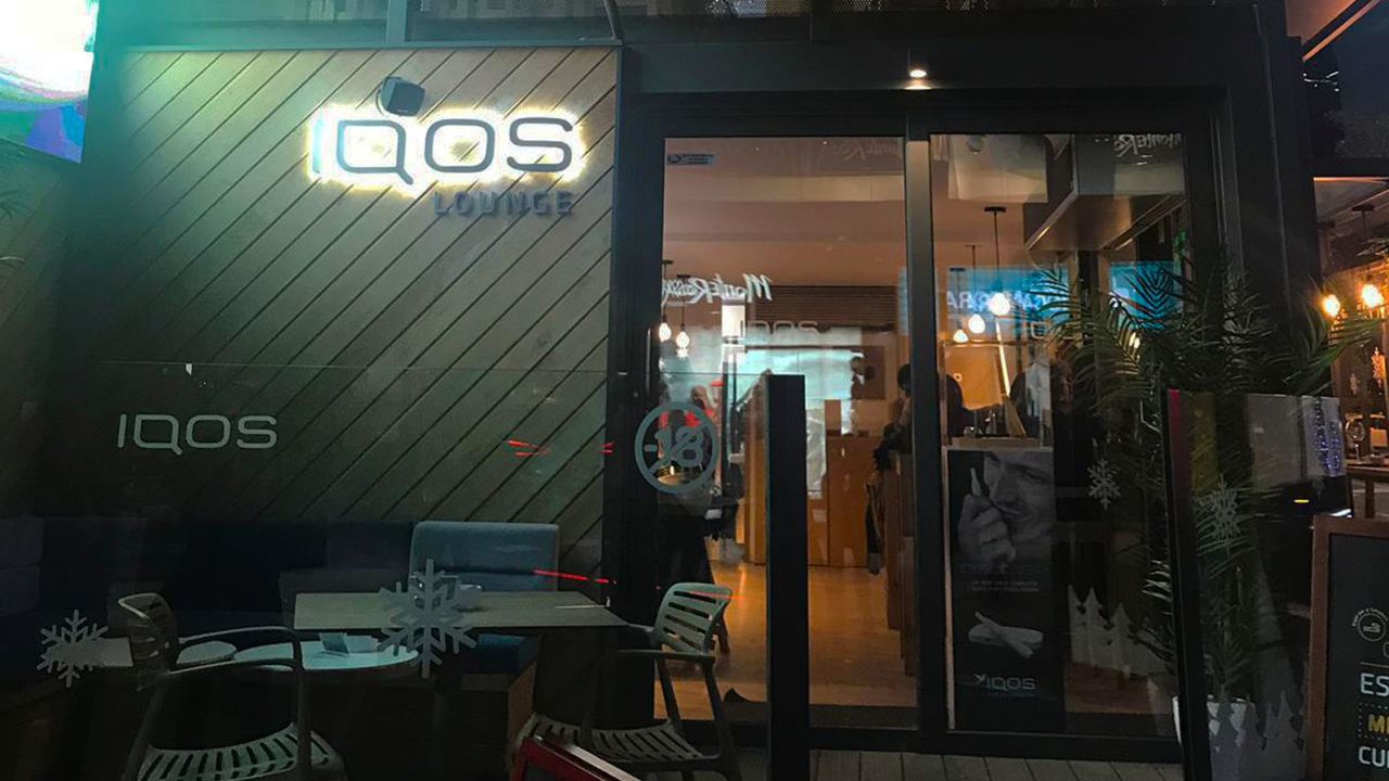 An Iqos cafe in Andorra.